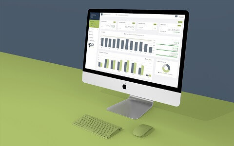 An example CSI dashboard for data analytics and healthcare