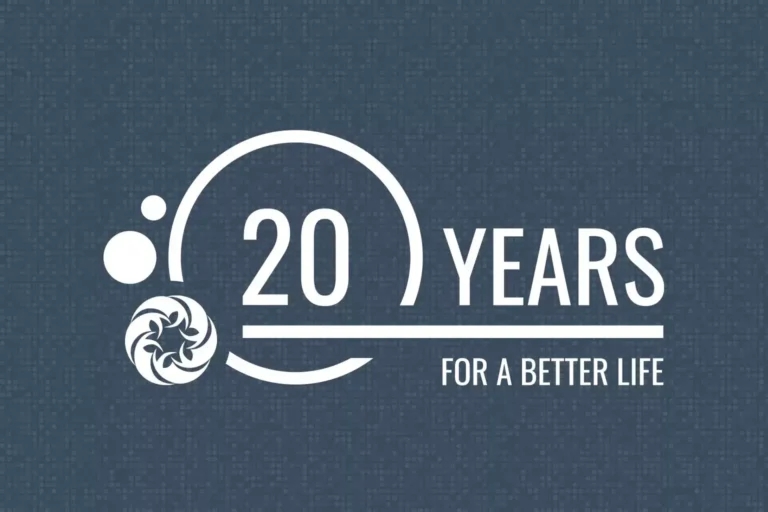 Roundstone graphic celebrating 20 years, with the tagline For a Better Life.