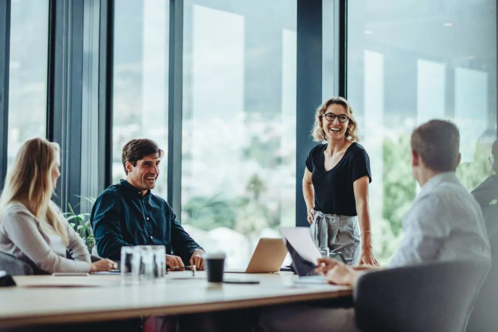 conference room discussion