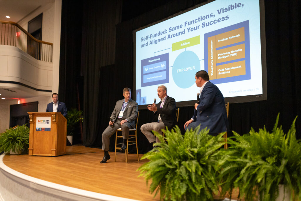 A photo of an Medical Captive Forum breakout session.